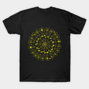 The VERY Frist Mandala - yellow T-Shirt